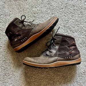 Merrell Dark Brown Lace-Up Ankle Booties